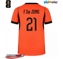 Holandia Frenkie de Jong #21 Koszulka Podstawowa MŚ 2026 Krótki Rękaw